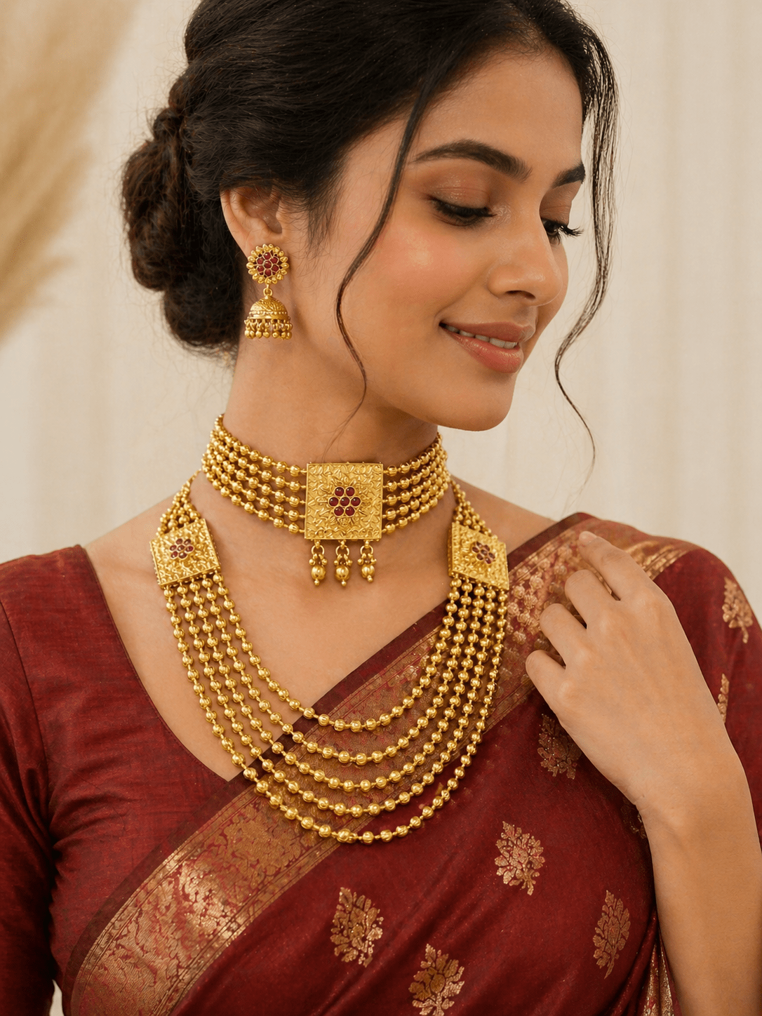 gold-layered-choker-necklace-set-jhumka-bridal-1.png